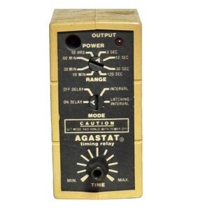 TE Connectivity Relay, Time Delay.  SCFRX902AA.  Multi Range 120VAC. 125VDC. ...